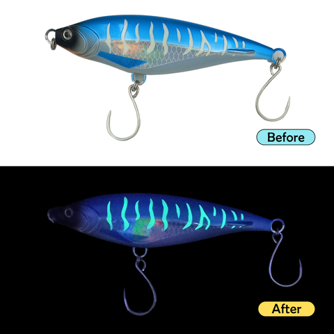 Fizmo UV Glow Sinking Slider Stickbait Fishing Lure