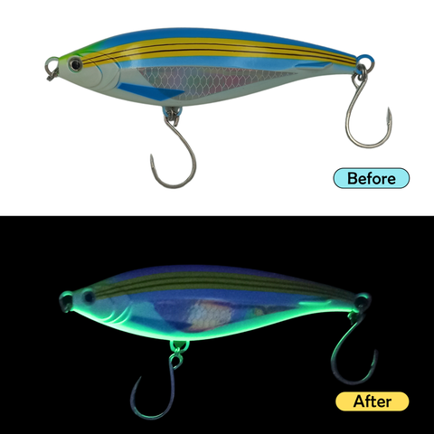 Fizmo UV Glow Sinking Slider Stickbait Fishing Lure