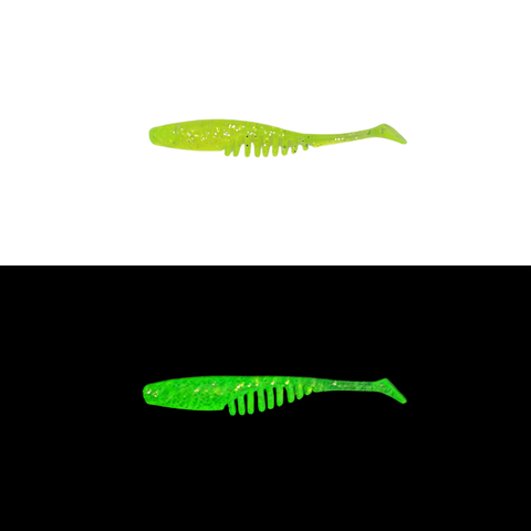Fizmo RattleRib Paddle 2" Shrimp Scented (10 Pcs)