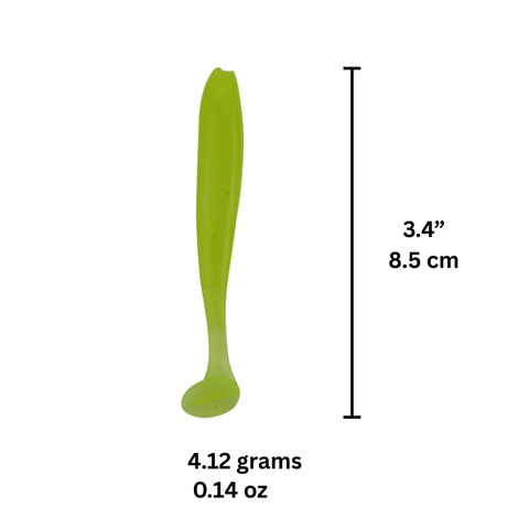 Fizmo Shad Paddle Tail 3.4" (8 Pcs)