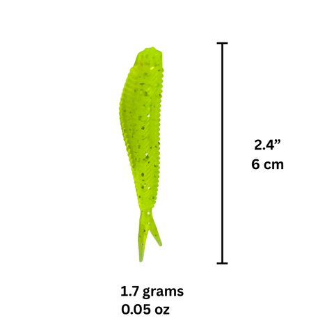 Fizmo Minnow Fork Tail 2.4" (10 Pcs)