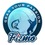 Fishing-themed logo with 'Gear Your Passion' text and 'Fizmo' branding.