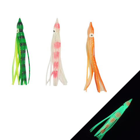 Fizmo Octopus Squid Skirt Hoochie 4.7" (4 Pcs)