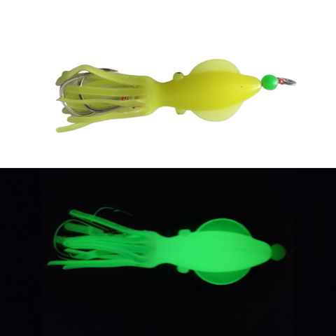 Fizmo TwinHook Squid Pre-Rigged Strike Skirt 4" (3 Pcs)