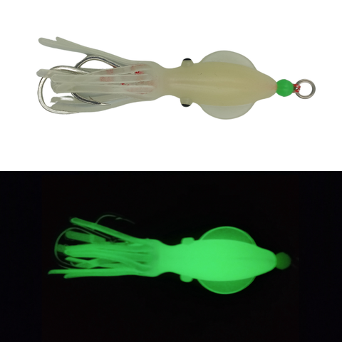 Fizmo TwinHook Squid Pre-Rigged Strike Skirt 4" (3 Pcs)