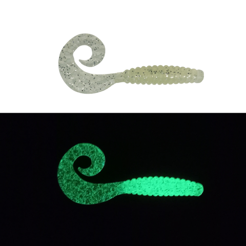 Fizmo SwirlTail Rib Worm 2" (15 Pcs)