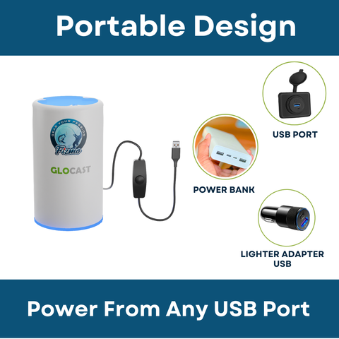 GloCast - UV Light Charger For Glow Lures